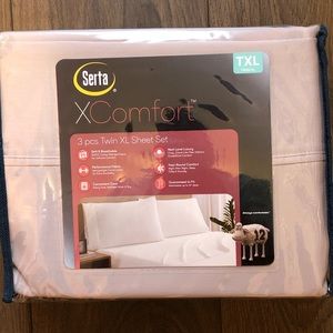 NWT Serta twin XL sheet set